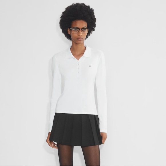 Aritzia Sundays best Banoffee Polo Longsleeve size medium - Picture 1 of 5